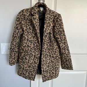 Cheetah Print Blazer